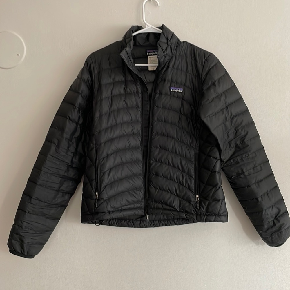 Women's Patagonia Puffer Down Jacket Black Size S